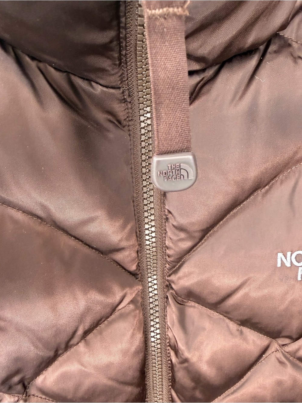 The North Face Chocolate Brown Puffer - Picture 6 of 10